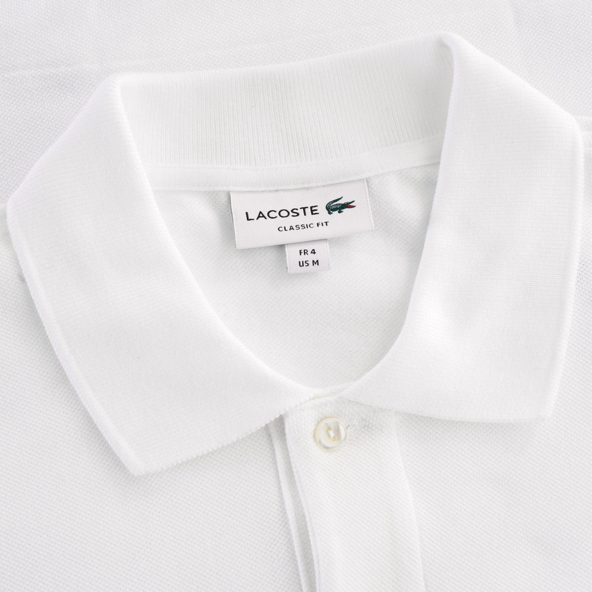 Lacoste Classic Pique Polo Shirt - White