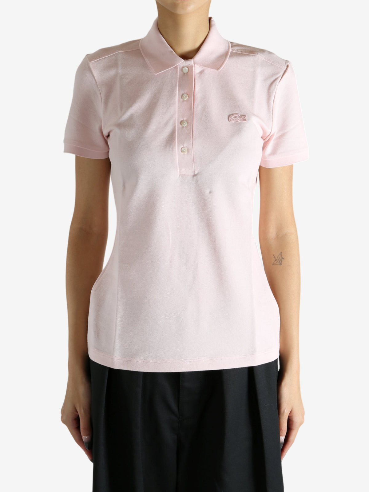 LACOSTE - Women L.12.D Slim Fit Stretch Mini Piqué Polo Shirt