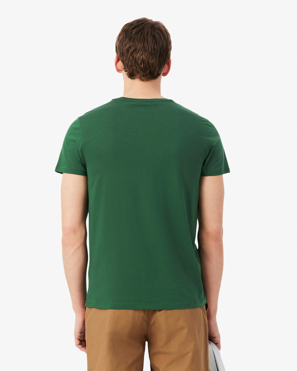 Lacoste Mens Crew Neck Pima Cotton Jersey T-Shirt - Green 132