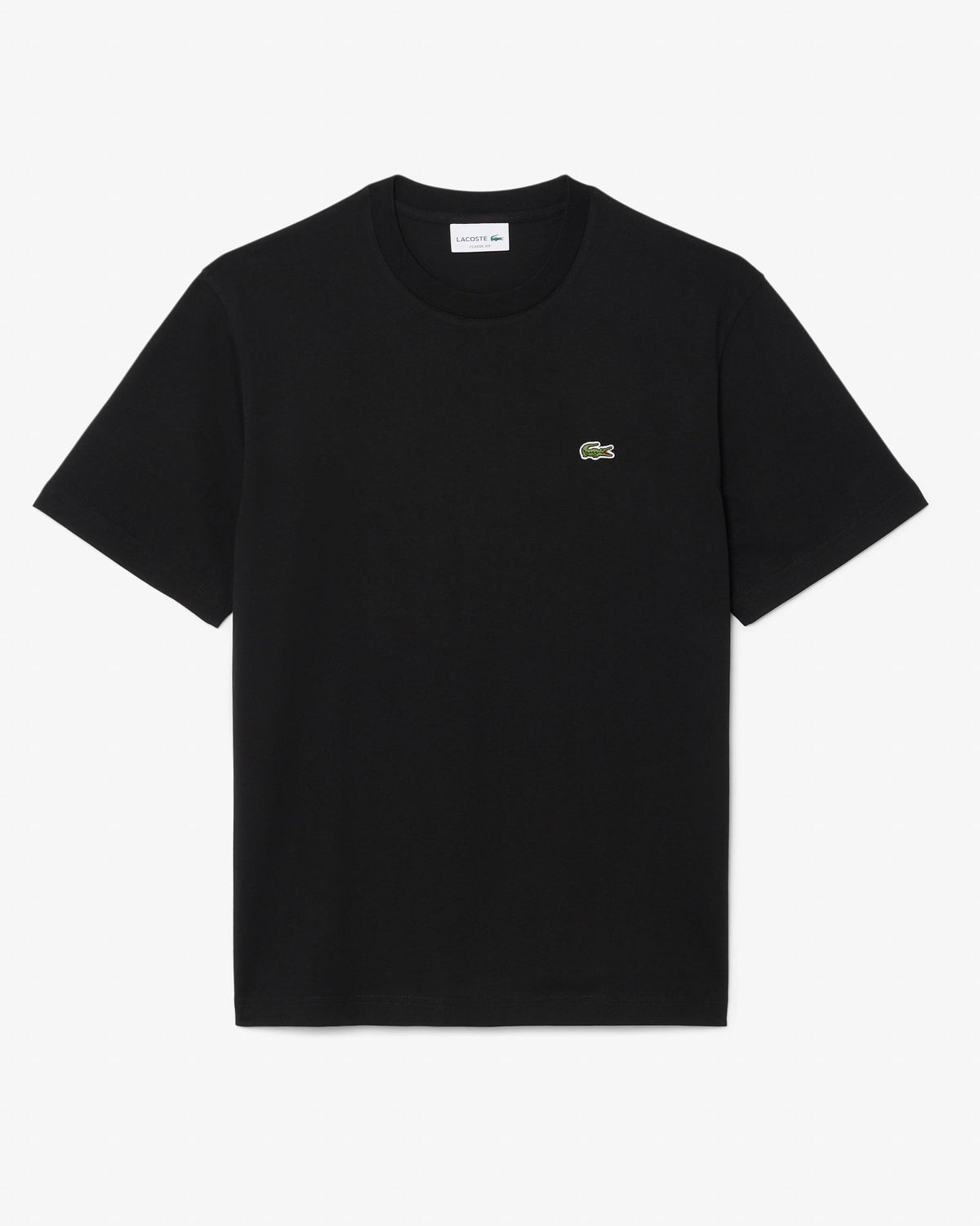 Lacoste Mens Classic Fit Cotton Jersey T-Shirt - Black 031