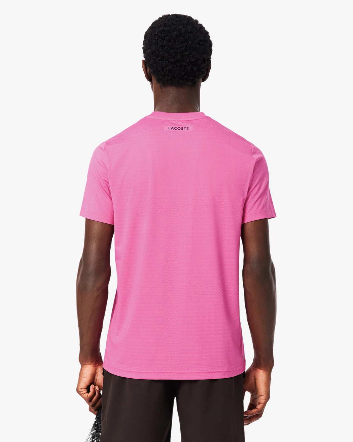 Lacoste Grigor Dimitrov T-Shirt - Fushia Pink